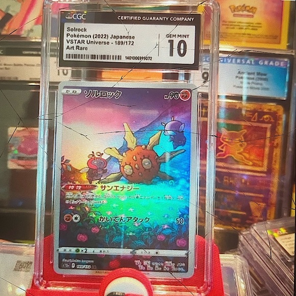 Authentic Pokémon card graded 10 gem mint solrock vstar universe Japanese - Picture 1 of 1